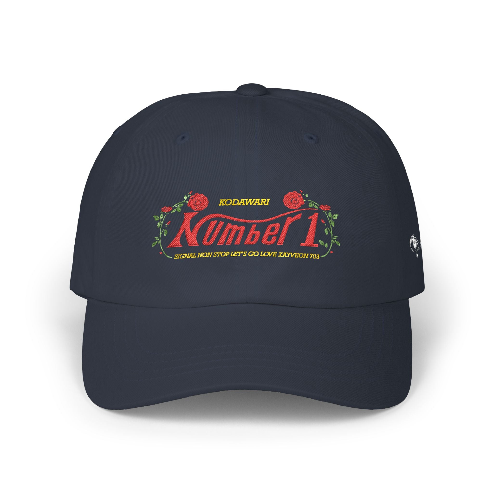 "Number 1" Kodawari Floral Embroidered Dad Hat