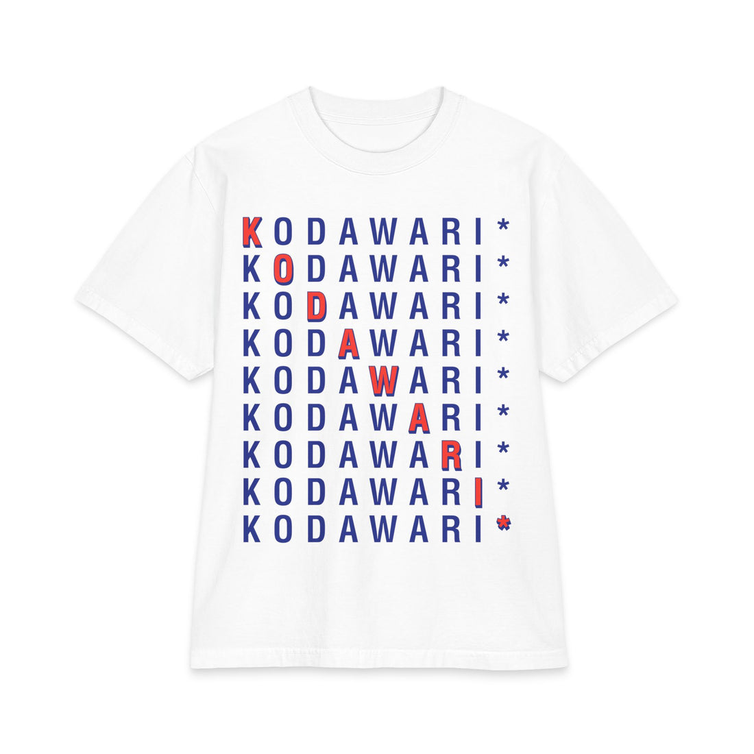 KODAWARI* Diagonal Logo Tee