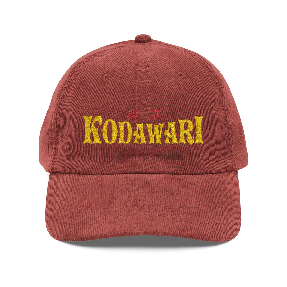 Kodawari Corduroy Cap (Embroidery)