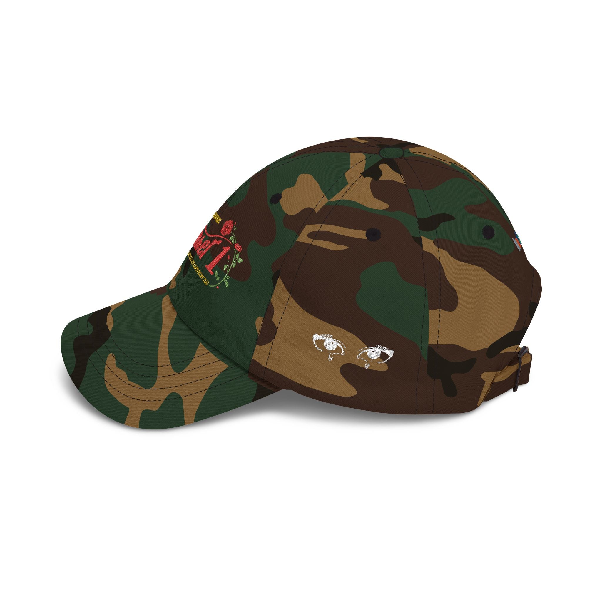 "Number 1" Kodawari Floral Embroidered Dad Hat