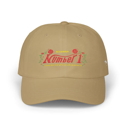 "Number 1" Kodawari Floral Embroidered Dad Hat